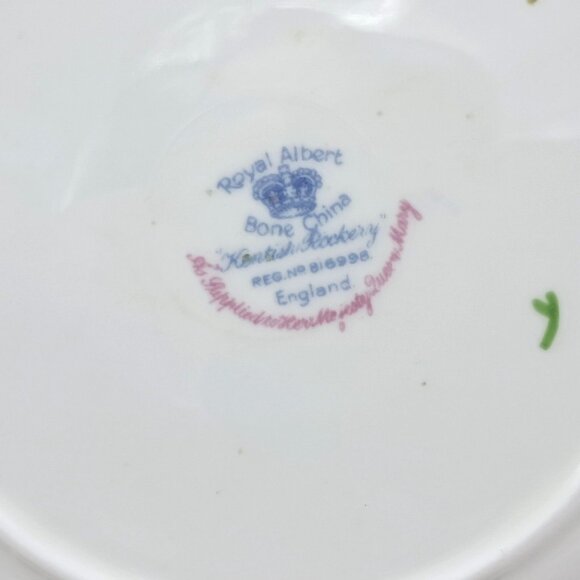 Royal Albert Kentish Rockery Bone China Bread & Butter Plates-Set of 4 -England - Picture 6 of 8